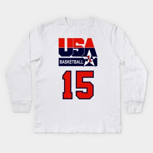 USA DREAM TEAM 92 - Magic Kids Long Sleeve T-Shirt